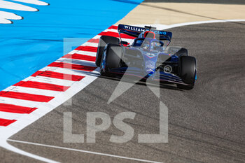 2022-03-18 - 23 ALBON Alexander (tha), Williams Racing FW44, action during the Formula 1 Gulf Air Bahrain Grand Prix 2022, 1st round of the 2022 FIA Formula One World Championship, on the Bahrain International Circuit, from March 18 to 20, 2022 in Sakhir, Bahrain - FORMULA 1 GULF AIR BAHRAIN GRAND PRIX 2022, 1ST ROUND OF THE 2022 FIA FORMULA ONE WORLD CHAMPIONSHIP - FORMULA 1 - MOTORS