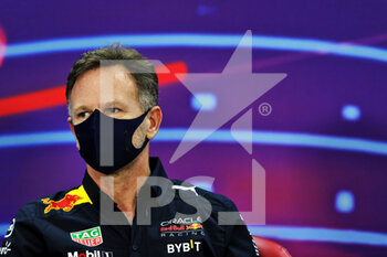 2022-03-19 - HORNER Christian (gbr), Team Principal of Red Bull Racing, portrait press conference during the Formula 1 Gulf Air Bahrain Grand Prix 2022, 1st round of the 2022 FIA Formula One World Championship, on the Bahrain International Circuit, from March 18 to 20, 2022 in Sakhir, Bahrain - FORMULA 1 GULF AIR BAHRAIN GRAND PRIX 2022, 1ST ROUND OF THE 2022 FIA FORMULA ONE WORLD CHAMPIONSHIP - FORMULA 1 - MOTORS