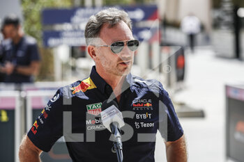 2022-03-19 - HORNER Christian (gbr), Team Principal of Red Bull Racing, portrait during the Formula 1 Gulf Air Bahrain Grand Prix 2022, 1st round of the 2022 FIA Formula One World Championship, on the Bahrain International Circuit, from March 18 to 20, 2022 in Sakhir, Bahrain - FORMULA 1 GULF AIR BAHRAIN GRAND PRIX 2022, 1ST ROUND OF THE 2022 FIA FORMULA ONE WORLD CHAMPIONSHIP - FORMULA 1 - MOTORS