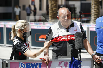 2022-03-19 - VASSEUR Frederic (fra), Team Principal of Alfa Romeo F1 Team ORLEN, portrait during the Formula 1 Gulf Air Bahrain Grand Prix 2022, 1st round of the 2022 FIA Formula One World Championship, on the Bahrain International Circuit, from March 18 to 20, 2022 in Sakhir, Bahrain - FORMULA 1 GULF AIR BAHRAIN GRAND PRIX 2022, 1ST ROUND OF THE 2022 FIA FORMULA ONE WORLD CHAMPIONSHIP - FORMULA 1 - MOTORS