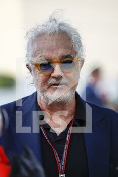 2022-03-19 - Flavio Briatore during the Formula 1 Gulf Air Bahrain Grand Prix 2022, 1st round of the 2022 FIA Formula One World Championship, on the Bahrain International Circuit, from March 18 to 20, 2022 in Sakhir, Bahrain - FORMULA 1 GULF AIR BAHRAIN GRAND PRIX 2022, 1ST ROUND OF THE 2022 FIA FORMULA ONE WORLD CHAMPIONSHIP - FORMULA 1 - MOTORS