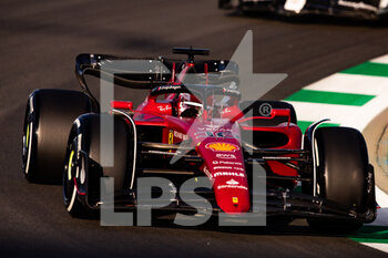 2022-03-25 - 16 LECLERC Charles (mco), Scuderia Ferrari F1-75, action during the Formula 1 STC Saudi Arabian Grand Prix 2022, 2nd round of the 2022 FIA Formula One World Championship, on the Jeddah Corniche Circuit, from March 25 to 27, 2022 in Jeddah, Saudi Arabia - FORMULA 1 STC SAUDI ARABIAN GRAND PRIX 2022, 2ND ROUND OF THE 2022 FIA FORMULA ONE WORLD CHAMPIONSHIP - FORMULA 1 - MOTORS