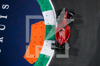 2022-03-25 - 16 LECLERC Charles (mco), Scuderia Ferrari F1-75, action during the Formula 1 STC Saudi Arabian Grand Prix 2022, 2nd round of the 2022 FIA Formula One World Championship, on the Jeddah Corniche Circuit, from March 25 to 27, 2022 in Jeddah, Saudi Arabia - FORMULA 1 STC SAUDI ARABIAN GRAND PRIX 2022, 2ND ROUND OF THE 2022 FIA FORMULA ONE WORLD CHAMPIONSHIP - FORMULA 1 - MOTORS
