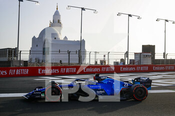 2022-03-25 - 23 ALBON Alexander (tha), Williams Racing FW44, action during the Formula 1 STC Saudi Arabian Grand Prix 2022, 2nd round of the 2022 FIA Formula One World Championship, on the Jeddah Corniche Circuit, from March 25 to 27, 2022 in Jeddah, Saudi Arabia - FORMULA 1 STC SAUDI ARABIAN GRAND PRIX 2022, 2ND ROUND OF THE 2022 FIA FORMULA ONE WORLD CHAMPIONSHIP - FORMULA 1 - MOTORS