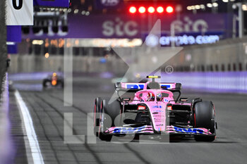 2022-03-26 - 31 OCON Esteban (fra), Alpine F1 Team A522, action during the Formula 1 STC Saudi Arabian Grand Prix 2022, 2nd round of the 2022 FIA Formula One World Championship, on the Jeddah Corniche Circuit, from March 25 to 27, 2022 in Jeddah, Saudi Arabia - FORMULA 1 STC SAUDI ARABIAN GRAND PRIX 2022, 2ND ROUND OF THE 2022 FIA FORMULA ONE WORLD CHAMPIONSHIP - FORMULA 1 - MOTORS
