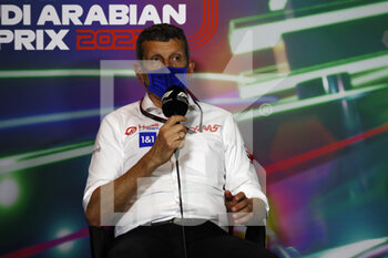 2022-03-26 - STEINER Guenther (ita), Team Principal of Haas F1 team, portrait, Team Principal press conference during the Formula 1 STC Saudi Arabian Grand Prix 2022, 2nd round of the 2022 FIA Formula One World Championship, on the Jeddah Corniche Circuit, from March 25 to 27, 2022 in Jeddah, Saudi Arabia - FORMULA 1 STC SAUDI ARABIAN GRAND PRIX 2022, 2ND ROUND OF THE 2022 FIA FORMULA ONE WORLD CHAMPIONSHIP - FORMULA 1 - MOTORS
