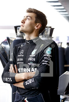 2022-03-26 - RUSSELL George (gbr), Mercedes AMG F1 Team W13, portrait during the Formula 1 STC Saudi Arabian Grand Prix 2022, 2nd round of the 2022 FIA Formula One World Championship, on the Jeddah Corniche Circuit, from March 25 to 27, 2022 in Jeddah, Saudi Arabia - FORMULA 1 STC SAUDI ARABIAN GRAND PRIX 2022, 2ND ROUND OF THE 2022 FIA FORMULA ONE WORLD CHAMPIONSHIP - FORMULA 1 - MOTORS