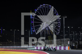 2022-03-26 - 63 RUSSELL George (gbr), Mercedes AMG F1 Team W13, action during the Formula 1 STC Saudi Arabian Grand Prix 2022, 2nd round of the 2022 FIA Formula One World Championship, on the Jeddah Corniche Circuit, from March 25 to 27, 2022 in Jeddah, Saudi Arabia - FORMULA 1 STC SAUDI ARABIAN GRAND PRIX 2022, 2ND ROUND OF THE 2022 FIA FORMULA ONE WORLD CHAMPIONSHIP - FORMULA 1 - MOTORS