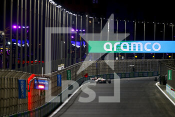 2022-03-26 - crash, accident, 47 SCHUMACHER Mick (ger), Haas F1 Team VF-22 Ferrari, action during the Formula 1 STC Saudi Arabian Grand Prix 2022, 2nd round of the 2022 FIA Formula One World Championship, on the Jeddah Corniche Circuit, from March 25 to 27, 2022 in Jeddah, Saudi Arabia - FORMULA 1 STC SAUDI ARABIAN GRAND PRIX 2022, 2ND ROUND OF THE 2022 FIA FORMULA ONE WORLD CHAMPIONSHIP - FORMULA 1 - MOTORS