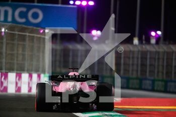 2022-03-26 - 14 ALONSO Fernando (spa), Alpine F1 Team A522, action during the Formula 1 STC Saudi Arabian Grand Prix 2022, 2nd round of the 2022 FIA Formula One World Championship, on the Jeddah Corniche Circuit, from March 25 to 27, 2022 in Jeddah, Saudi Arabia - FORMULA 1 STC SAUDI ARABIAN GRAND PRIX 2022, 2ND ROUND OF THE 2022 FIA FORMULA ONE WORLD CHAMPIONSHIP - FORMULA 1 - MOTORS