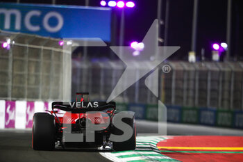 2022-03-26 - 16 LECLERC Charles (mco), Scuderia Ferrari F1-75, action during the Formula 1 STC Saudi Arabian Grand Prix 2022, 2nd round of the 2022 FIA Formula One World Championship, on the Jeddah Corniche Circuit, from March 25 to 27, 2022 in Jeddah, Saudi Arabia - FORMULA 1 STC SAUDI ARABIAN GRAND PRIX 2022, 2ND ROUND OF THE 2022 FIA FORMULA ONE WORLD CHAMPIONSHIP - FORMULA 1 - MOTORS