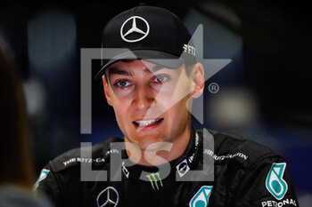 2022-03-26 - RUSSELL George (gbr), Mercedes AMG F1 Team W13, portrait during the Formula 1 STC Saudi Arabian Grand Prix 2022, 2nd round of the 2022 FIA Formula One World Championship, on the Jeddah Corniche Circuit, from March 25 to 27, 2022 in Jeddah, Saudi Arabia - FORMULA 1 STC SAUDI ARABIAN GRAND PRIX 2022, 2ND ROUND OF THE 2022 FIA FORMULA ONE WORLD CHAMPIONSHIP - FORMULA 1 - MOTORS