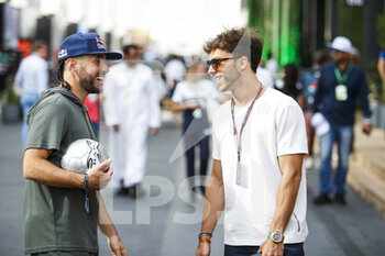 2022-03-27 - Sean Garnier, French footballer and freestyle artist, GASLY Pierre (fra), Scuderia AlphaTauri AT03, portrait during the Formula 1 STC Saudi Arabian Grand Prix 2022, 2nd round of the 2022 FIA Formula One World Championship, on the Jeddah Corniche Circuit, from March 25 to 27, 2022 in Jeddah, Saudi Arabia - FORMULA 1 STC SAUDI ARABIAN GRAND PRIX 2022, 2ND ROUND OF THE 2022 FIA FORMULA ONE WORLD CHAMPIONSHIP - FORMULA 1 - MOTORS