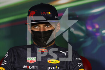 2022-03-27 - VERSTAPPEN Max (ned), Red Bull Racing RB18, portrait, post race press conference during the Formula 1 STC Saudi Arabian Grand Prix 2022, 2nd round of the 2022 FIA Formula One World Championship, on the Jeddah Corniche Circuit, from March 25 to 27, 2022 in Jeddah, Saudi Arabia - FORMULA 1 STC SAUDI ARABIAN GRAND PRIX 2022, 2ND ROUND OF THE 2022 FIA FORMULA ONE WORLD CHAMPIONSHIP - FORMULA 1 - MOTORS