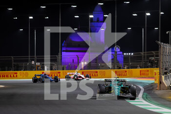 2022-03-27 - 18 STROLL Lance (can), Aston Martin F1 Team AMR22, action during the Formula 1 STC Saudi Arabian Grand Prix 2022, 2nd round of the 2022 FIA Formula One World Championship, on the Jeddah Corniche Circuit, from March 25 to 27, 2022 in Jeddah, Saudi Arabia - FORMULA 1 STC SAUDI ARABIAN GRAND PRIX 2022, 2ND ROUND OF THE 2022 FIA FORMULA ONE WORLD CHAMPIONSHIP - FORMULA 1 - MOTORS