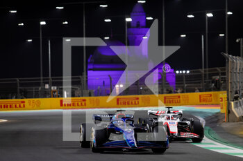 2022-03-27 - 23 ALBON Alexander (tha), Williams Racing FW44, action during the Formula 1 STC Saudi Arabian Grand Prix 2022, 2nd round of the 2022 FIA Formula One World Championship, on the Jeddah Corniche Circuit, from March 25 to 27, 2022 in Jeddah, Saudi Arabia - FORMULA 1 STC SAUDI ARABIAN GRAND PRIX 2022, 2ND ROUND OF THE 2022 FIA FORMULA ONE WORLD CHAMPIONSHIP - FORMULA 1 - MOTORS