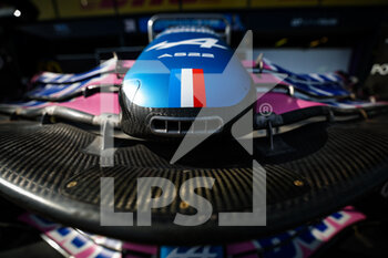 2022-04-06 - Alpine F1 Team A522, mechanical detail of front wing during the Formula 1 Heineken Australian Grand Prix 2022, 3rd round of the 2022 FIA Formula One World Championship, on the Albert Park Circuit, from April 8 to 10, 2022 in Melbourne, Australia - FORMULA 1 HEINEKEN AUSTRALIAN GRAND PRIX 2022, 3RD ROUND OF THE 2022 FIA FORMULA ONE WORLD CHAMPIONSHIP - FORMULA 1 - MOTORS