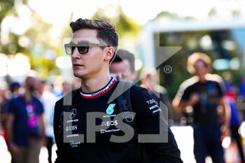 2022-04-07 - RUSSELL George (gbr), Mercedes AMG F1 Team W13, portrait during the Formula 1 Heineken Australian Grand Prix 2022, 3rd round of the 2022 FIA Formula One World Championship, on the Albert Park Circuit, from April 8 to 10, 2022 in Melbourne, Australia - FORMULA 1 HEINEKEN AUSTRALIAN GRAND PRIX 2022, 3RD ROUND OF THE 2022 FIA FORMULA ONE WORLD CHAMPIONSHIP - FORMULA 1 - MOTORS