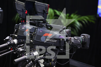2022-04-08 - TV Camera, press conference during the Formula 1 Heineken Australian Grand Prix 2022, 3rd round of the 2022 FIA Formula One World Championship, on the Albert Park Circuit, from April 8 to 10, 2022 in Melbourne, Australia - FORMULA 1 HEINEKEN AUSTRALIAN GRAND PRIX 2022, 3RD ROUND OF THE 2022 FIA FORMULA ONE WORLD CHAMPIONSHIP - FORMULA 1 - MOTORS