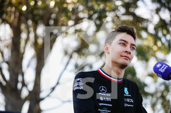 2022-04-08 - RUSSELL George (gbr), Mercedes AMG F1 Team W13, portrait during the Formula 1 Heineken Australian Grand Prix 2022, 3rd round of the 2022 FIA Formula One World Championship, on the Albert Park Circuit, from April 8 to 10, 2022 in Melbourne, Australia - FORMULA 1 HEINEKEN AUSTRALIAN GRAND PRIX 2022, 3RD ROUND OF THE 2022 FIA FORMULA ONE WORLD CHAMPIONSHIP - FORMULA 1 - MOTORS