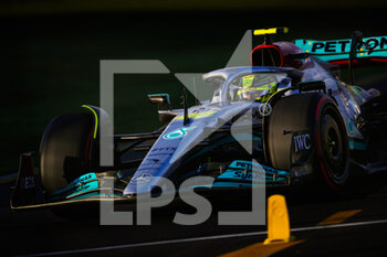 2022-04-09 - 44 HAMILTON Lewis (gbr), Mercedes AMG F1 Team W13, action during the Formula 1 Heineken Australian Grand Prix 2022, 3rd round of the 2022 FIA Formula One World Championship, on the Albert Park Circuit, from April 8 to 10, 2022 in Melbourne, Australia - FORMULA 1 HEINEKEN AUSTRALIAN GRAND PRIX 2022, 3RD ROUND OF THE 2022 FIA FORMULA ONE WORLD CHAMPIONSHIP - FORMULA 1 - MOTORS
