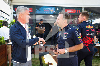 2022-04-09 - COULTHARD David (gbr), Former F1 driver, with HORNER Christian (gbr), Team Principal of Red Bull Racing, portrait during the Formula 1 Heineken Australian Grand Prix 2022, 3rd round of the 2022 FIA Formula One World Championship, on the Albert Park Circuit, from April 8 to 10, 2022 in Melbourne, Australia - FORMULA 1 HEINEKEN AUSTRALIAN GRAND PRIX 2022, 3RD ROUND OF THE 2022 FIA FORMULA ONE WORLD CHAMPIONSHIP - FORMULA 1 - MOTORS