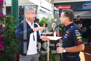 2022-04-09 - COULTHARD David (gbr), Former F1 driver, with HORNER Christian (gbr), Team Principal of Red Bull Racing, portrait during the Formula 1 Heineken Australian Grand Prix 2022, 3rd round of the 2022 FIA Formula One World Championship, on the Albert Park Circuit, from April 8 to 10, 2022 in Melbourne, Australia - FORMULA 1 HEINEKEN AUSTRALIAN GRAND PRIX 2022, 3RD ROUND OF THE 2022 FIA FORMULA ONE WORLD CHAMPIONSHIP - FORMULA 1 - MOTORS