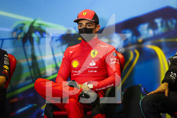 2022-04-09 - LECLERC Charles (mco), Scuderia Ferrari F1-75, portrait, post race press conference during the Formula 1 Heineken Australian Grand Prix 2022, 3rd round of the 2022 FIA Formula One World Championship, on the Albert Park Circuit, from April 8 to 10, 2022 in Melbourne, Australia - FORMULA 1 HEINEKEN AUSTRALIAN GRAND PRIX 2022, 3RD ROUND OF THE 2022 FIA FORMULA ONE WORLD CHAMPIONSHIP - FORMULA 1 - MOTORS