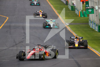 2022-04-10 - 16 LECLERC Charles (mco), Scuderia Ferrari F1-75, action during the Formula 1 Heineken Australian Grand Prix 2022, 3rd round of the 2022 FIA Formula One World Championship, on the Albert Park Circuit, from April 8 to 10, 2022 in Melbourne, Australia - FORMULA 1 HEINEKEN AUSTRALIAN GRAND PRIX 2022, 3RD ROUND OF THE 2022 FIA FORMULA ONE WORLD CHAMPIONSHIP - FORMULA 1 - MOTORS