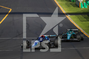 2022-04-10 - 23 ALBON Alexander (tha), Williams Racing FW44, action during the Formula 1 Heineken Australian Grand Prix 2022, 3rd round of the 2022 FIA Formula One World Championship, on the Albert Park Circuit, from April 8 to 10, 2022 in Melbourne, Australia - FORMULA 1 HEINEKEN AUSTRALIAN GRAND PRIX 2022, 3RD ROUND OF THE 2022 FIA FORMULA ONE WORLD CHAMPIONSHIP - FORMULA 1 - MOTORS