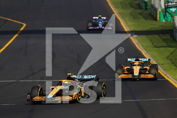2022-04-10 - 04 NORRIS Lando (gbr), McLaren F1 Team MCL36, action during the Formula 1 Heineken Australian Grand Prix 2022, 3rd round of the 2022 FIA Formula One World Championship, on the Albert Park Circuit, from April 8 to 10, 2022 in Melbourne, Australia - FORMULA 1 HEINEKEN AUSTRALIAN GRAND PRIX 2022, 3RD ROUND OF THE 2022 FIA FORMULA ONE WORLD CHAMPIONSHIP - FORMULA 1 - MOTORS