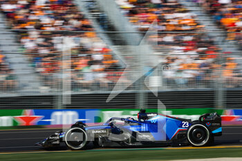 2022-04-10 - 23 ALBON Alexander (tha), Williams Racing FW44, action during the Formula 1 Heineken Australian Grand Prix 2022, 3rd round of the 2022 FIA Formula One World Championship, on the Albert Park Circuit, from April 8 to 10, 2022 in Melbourne, Australia - FORMULA 1 HEINEKEN AUSTRALIAN GRAND PRIX 2022, 3RD ROUND OF THE 2022 FIA FORMULA ONE WORLD CHAMPIONSHIP - FORMULA 1 - MOTORS