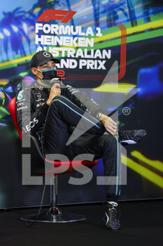 2022-04-10 - RUSSELL George (gbr), Mercedes AMG F1 Team W13, portrait, post race press conference during the Formula 1 Heineken Australian Grand Prix 2022, 3rd round of the 2022 FIA Formula One World Championship, on the Albert Park Circuit, from April 8 to 10, 2022 in Melbourne, Australia - FORMULA 1 HEINEKEN AUSTRALIAN GRAND PRIX 2022, 3RD ROUND OF THE 2022 FIA FORMULA ONE WORLD CHAMPIONSHIP - FORMULA 1 - MOTORS