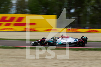 2022-04-23 - George Russell (GBR) Mercedes W13 E Performance - FORMULA 1 ROLEX EMILIA ROMAGNA GRAND PRIX 2022, 4RD ROUND OF THE 2022 FIA FORMULA ONE WORLD CHAMPIONSHIP FREE PRACTISES AND SPRINT RACE - FORMULA 1 - MOTORS