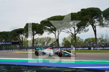 2022-04-23 - George Russell (GBR) Mercedes W13 E Performance - FORMULA 1 ROLEX EMILIA ROMAGNA GRAND PRIX 2022, 4RD ROUND OF THE 2022 FIA FORMULA ONE WORLD CHAMPIONSHIP FREE PRACTISES AND SPRINT RACE - FORMULA 1 - MOTORS