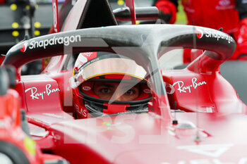 2022-04-23 -  Carlos Sainz (SPA) Ferrari F1-75 - FORMULA 1 ROLEX EMILIA ROMAGNA GRAND PRIX 2022, 4RD ROUND OF THE 2022 FIA FORMULA ONE WORLD CHAMPIONSHIP FREE PRACTISES AND SPRINT RACE - FORMULA 1 - MOTORS