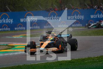 2022-04-24 - Lando Norris (GBR) McLaren MCL36 - FORMULA 1 ROLEX EMILIA ROMAGNA GRAND PRIX 2022, 4RD ROUND OF THE 2022 FIA FORMULA ONE WORLD CHAMPIONSHIP RACE - FORMULA 1 - MOTORS
