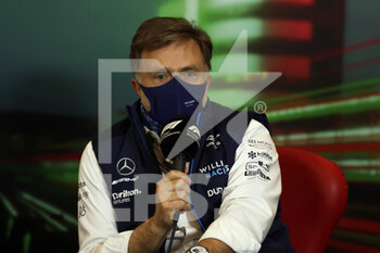 2022-04-23 - CAPITO Jost, Chief Executive Officer of Williams Racing, portrait press conference during the Formula 1 Grand Premio del Made in Italy e dell'Emilia-Romagna 2022, 4th round of the 2022 FIA Formula One World Championship, on the Imola Circuit, from April 22 to 24, 2022 in Imola, Italy - FORMULA 1 GRAND PREMIO DEL MADE IN ITALY E DELL'EMILIA-ROMAGNA 2022, 4TH ROUND OF THE 2022 FIA FORMULA ONE WORLD CHAMPIONSHIP - FORMULA 1 - MOTORS