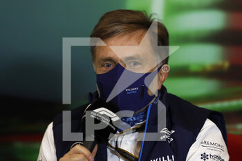2022-04-23 - CAPITO Jost, Chief Executive Officer of Williams Racing, portrait press conference during the Formula 1 Grand Premio del Made in Italy e dell'Emilia-Romagna 2022, 4th round of the 2022 FIA Formula One World Championship, on the Imola Circuit, from April 22 to 24, 2022 in Imola, Italy - FORMULA 1 GRAND PREMIO DEL MADE IN ITALY E DELL'EMILIA-ROMAGNA 2022, 4TH ROUND OF THE 2022 FIA FORMULA ONE WORLD CHAMPIONSHIP - FORMULA 1 - MOTORS