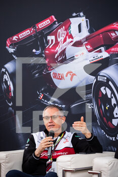 2022-04-24 - Media Round Table with TAVARES Carlos (por), CEO of Stellantis group during the Formula 1 Grand Premio del Made in Italy e dell'Emilia-Romagna 2022, 4th round of the 2022 FIA Formula One World Championship, on the Imola Circuit, from April 22 to 24, 2022 in Imola, Italy - FORMULA 1 GRAND PREMIO DEL MADE IN ITALY E DELL'EMILIA-ROMAGNA 2022, 4TH ROUND OF THE 2022 FIA FORMULA ONE WORLD CHAMPIONSHIP - FORMULA 1 - MOTORS