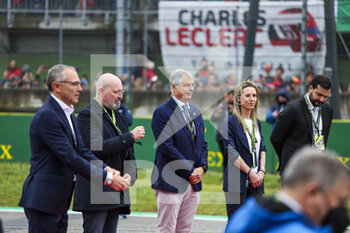 2022-04-24 - National Anthem during the Formula 1 Grand Premio del Made in Italy e dell'Emilia-Romagna 2022, 4th round of the 2022 FIA Formula One World Championship, on the Imola Circuit, from April 22 to 24, 2022 in Imola, Italy - FORMULA 1 GRAND PREMIO DEL MADE IN ITALY E DELL'EMILIA-ROMAGNA 2022, 4TH ROUND OF THE 2022 FIA FORMULA ONE WORLD CHAMPIONSHIP - FORMULA 1 - MOTORS