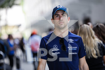 2022-05-05 - LATIFI Nicholas (can), Williams Racing FW44, portrait during the Formula 1 Crypto.com Miami Grand Prix 2022, 5th round of the 2022 FIA Formula One World Championship, on the Miami International Autodrome, from May 6 to 8, 2022 in Miami Gardens, Florida, United States of America - FORMULA 1 CRYPTO.COM MIAMI GRAND PRIX 2022, 5TH ROUND OF THE 2022 FIA FORMULA ONE WORLD CHAMPIONSHIP - FORMULA 1 - MOTORS