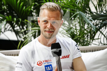 2022-05-05 - MAGNUSSEN Kevin (den), Haas F1 Team VF-22 Ferrari, portrait interview Canal + during the Formula 1 Crypto.com Miami Grand Prix 2022, 5th round of the 2022 FIA Formula One World Championship, on the Miami International Autodrome, from May 6 to 8, 2022 in Miami Gardens, Florida, United States of America - FORMULA 1 CRYPTO.COM MIAMI GRAND PRIX 2022, 5TH ROUND OF THE 2022 FIA FORMULA ONE WORLD CHAMPIONSHIP - FORMULA 1 - MOTORS
