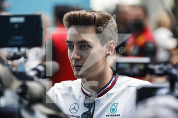 2022-05-06 - RUSSELL George (gbr), Mercedes AMG F1 Team W13, portrait during the Formula 1 Crypto.com Miami Grand Prix 2022, 5th round of the 2022 FIA Formula One World Championship, on the Miami International Autodrome, from May 6 to 8, 2022 in Miami Gardens, Florida, United States of America - FORMULA 1 CRYPTO.COM MIAMI GRAND PRIX 2022, 5TH ROUND OF THE 2022 FIA FORMULA ONE WORLD CHAMPIONSHIP - FORMULA 1 - MOTORS