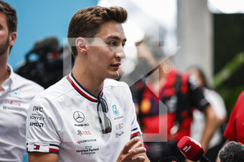 2022-05-06 - RUSSELL George (gbr), Mercedes AMG F1 Team W13, portrait during the Formula 1 Crypto.com Miami Grand Prix 2022, 5th round of the 2022 FIA Formula One World Championship, on the Miami International Autodrome, from May 6 to 8, 2022 in Miami Gardens, Florida, United States of America - FORMULA 1 CRYPTO.COM MIAMI GRAND PRIX 2022, 5TH ROUND OF THE 2022 FIA FORMULA ONE WORLD CHAMPIONSHIP - FORMULA 1 - MOTORS