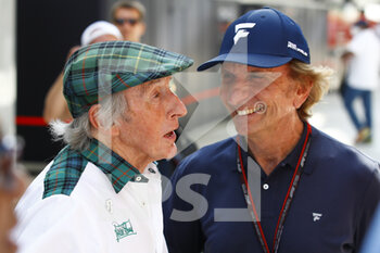 2022-05-07 - Jackie Stewart and Emerson Fittipaldi portrait during the Formula 1 Crypto.com Miami Grand Prix 2022, 5th round of the 2022 FIA Formula One World Championship, on the Miami International Autodrome, from May 6 to 8, 2022 in Miami Gardens, Florida, United States of America - FORMULA 1 CRYPTO.COM MIAMI GRAND PRIX 2022, 5TH ROUND OF THE 2022 FIA FORMULA ONE WORLD CHAMPIONSHIP - FORMULA 1 - MOTORS
