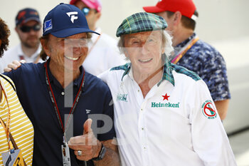 2022-05-07 - Jackie Stewart and Emerson Fittipaldi portrait during the Formula 1 Crypto.com Miami Grand Prix 2022, 5th round of the 2022 FIA Formula One World Championship, on the Miami International Autodrome, from May 6 to 8, 2022 in Miami Gardens, Florida, United States of America - FORMULA 1 CRYPTO.COM MIAMI GRAND PRIX 2022, 5TH ROUND OF THE 2022 FIA FORMULA ONE WORLD CHAMPIONSHIP - FORMULA 1 - MOTORS
