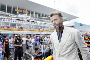 2022-05-08 - Football star David Beckham, portrait, starting grid, grille de depart, during the Formula 1 Crypto.com Miami Grand Prix 2022, 5th round of the 2022 FIA Formula One World Championship, on the Miami International Autodrome, from May 6 to 8, 2022 in Miami Gardens, Florida, United States of America - FORMULA 1 CRYPTO.COM MIAMI GRAND PRIX 2022, 5TH ROUND OF THE 2022 FIA FORMULA ONE WORLD CHAMPIONSHIP - FORMULA 1 - MOTORS