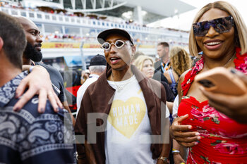 2022-05-08 - Williams Pharell during the Formula 1 Crypto.com Miami Grand Prix 2022, 5th round of the 2022 FIA Formula One World Championship, on the Miami International Autodrome, from May 6 to 8, 2022 in Miami Gardens, Florida, United States of America - FORMULA 1 CRYPTO.COM MIAMI GRAND PRIX 2022, 5TH ROUND OF THE 2022 FIA FORMULA ONE WORLD CHAMPIONSHIP - FORMULA 1 - MOTORS