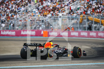 2022-05-08 - 11 PEREZ Sergio (mex), Red Bull Racing RB18, action during the Formula 1 Crypto.com Miami Grand Prix 2022, 5th round of the 2022 FIA Formula One World Championship, on the Miami International Autodrome, from May 6 to 8, 2022 in Miami Gardens, Florida, United States of America - FORMULA 1 CRYPTO.COM MIAMI GRAND PRIX 2022, 5TH ROUND OF THE 2022 FIA FORMULA ONE WORLD CHAMPIONSHIP - FORMULA 1 - MOTORS